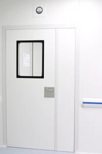 Porte affleurante salle blanche - Devis sur Techni-Contact.com - 1