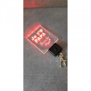 Porte-clés LED lumineux avec texte personnalisé - Devis sur Techni-Contact.com - 7