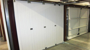 Porte de garage latérale à rainures horizontales - Devis sur Techni-Contact.com - 2