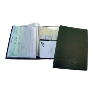 Porte-documents pour voiture personnalisable format A5 avec 2 pochettes - Devis sur Techni-Contact.com - 1