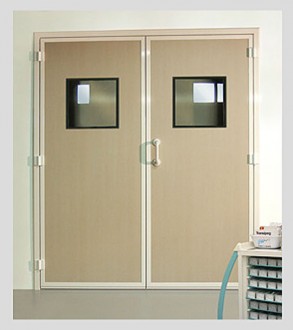 Porte étanche pivotante pour salle blanche et laboratoire - Devis sur Techni-Contact.com - 1
