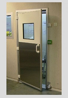 Porte étanche pivotante pour salle blanche et laboratoire - Devis sur Techni-Contact.com - 4