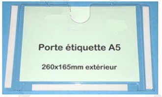 Porte étiquette transparent - Devis sur Techni-Contact.com - 1