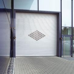 Porte industrielle en acier avec rideaux - Devis sur Techni-Contact.com - 1