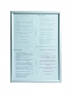 Porte menu mural cadre aluminium - Devis sur Techni-Contact.com - 4