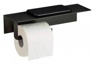 Porte rouleau papier hygiénique avec tablette EPURE  - Devis sur Techni-Contact.com - 1