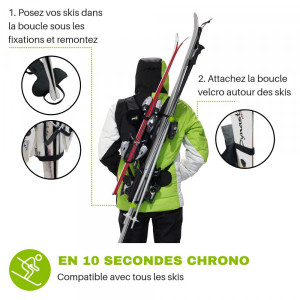 Porte-skis double - Devis sur Techni-Contact.com - 4