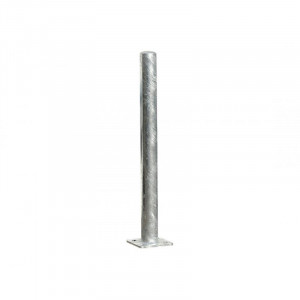 Poteau de protection en acier - Diamètre : 90, 114 ou 168 mm - Hauteur : 1000 mm - Sur platines