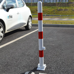 Potelet parking rabattable cylindrique - Devis sur Techni-Contact.com - 1