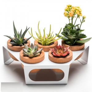 Pots de fleurs de table en bois - Devis sur Techni-Contact.com - 9