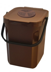 Poubelle à compost pour cuisine intérieure 10 L ORGANIK GREEN - Devis sur Techni-Contact.com - 1