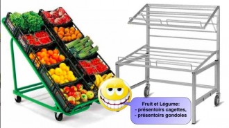 Présentoir fruit et légume - Devis sur Techni-Contact.com - 1