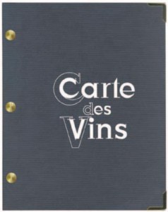 Protège menu carte vins - Devis sur Techni-Contact.com - 1