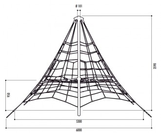 Pyramide de corde armée - Devis sur Techni-Contact.com - 2
