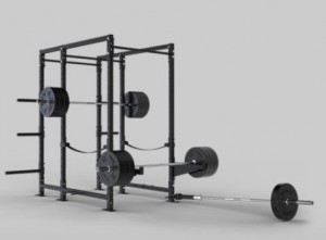 Rack cage de gymnastique en acier finition thermolaquée - Devis sur Techni-Contact.com - 1