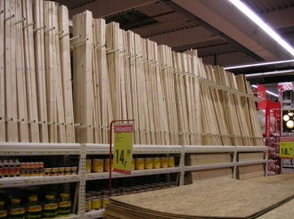 Rack de stockage moulures - Stockage vertical ou horizontal