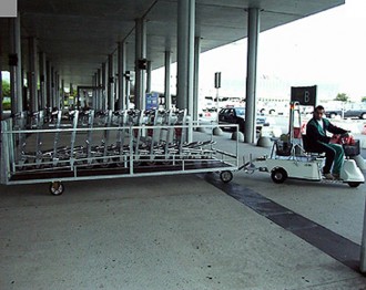 Remorque transport chariots à bagage - Devis sur Techni-Contact.com - 1