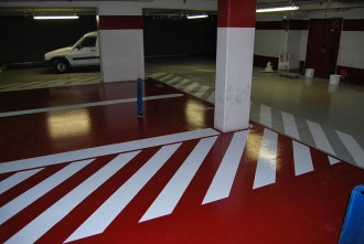 Revêtement de sol parking - Une forte résistance à l’abrasion