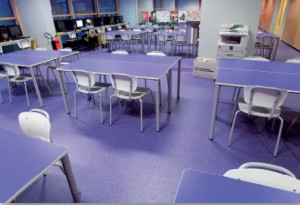 Revêtements de sol salles de classe - Decofloor Gamme DESIGN - Epaisseurs : De 4 mm à 50 mm