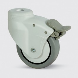 Roulette pivotante à blocage de roue - Devis sur Techni-Contact.com - 1