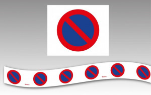 Rubalise stationnement interdit en plastique   - Devis sur Techni-Contact.com - 1
