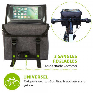 Sacoche pour vélo pochette tactile - Devis sur Techni-Contact.com - 3