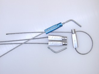Scellé câble à vis auto cassante - Diamètre du câble (mm) : 1.6 - 2.4