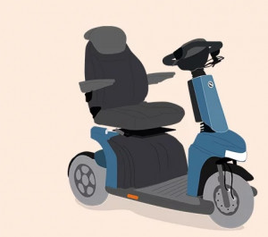 Scooter électrique pour personnes âgées et handicapées - Devis sur Techni-Contact.com - 2