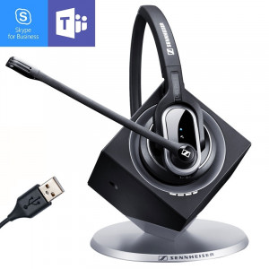 Sennheiser DW Pro 1 USB UC MS Mono -Casque Téléphone sans Fil - Devis sur Techni-Contact.com - 1