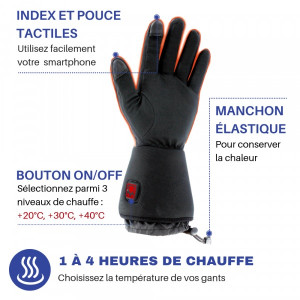 Sous-gants chauffants tactiles - Devis sur Techni-Contact.com - 7