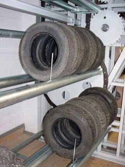 Stockage vertical de pneus - Devis sur Techni-Contact.com - 1