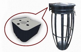 Support sac poubelle anti vent avec couvercle - Devis sur Techni-Contact.com - 4