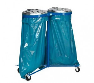 Support sac poubelle double avec couvercle - Devis sur Techni-Contact.com - 2