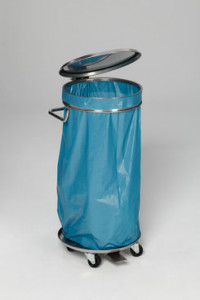 Support sacs poubelle mobile avec pédale - Devis sur Techni-Contact.com - 1