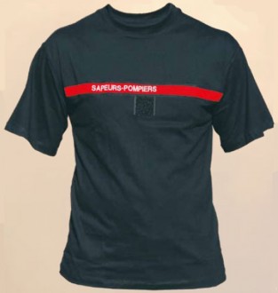 T-shirt sapeurs pompiers - Devis sur Techni-Contact.com - 1