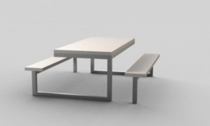 Table banc pique-nique en béton - Devis sur Techni-Contact.com - 1