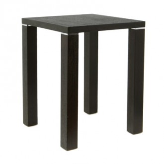 Table carré en bois plaqué couleur Wengé - Devis sur Techni-Contact.com - 1