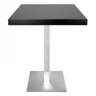 Table carrée en bois plaqué avec aspect lisse - Devis sur Techni-Contact.com - 1