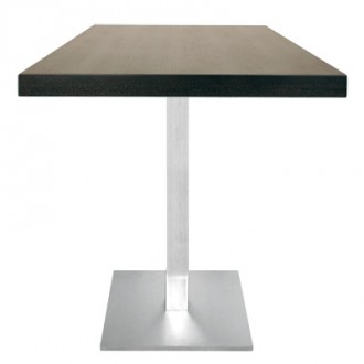 Table carrée en bois plaqué avec motif bois - Devis sur Techni-Contact.com - 1