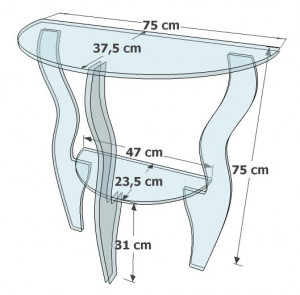 Table crédence plexiglas - Devis sur Techni-Contact.com - 4