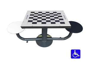 Table d'échecs pour mobilier urbain accessible - Devis sur Techni-Contact.com - 1
