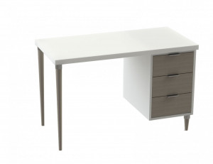 Table de bureau avec 3 tiroirs - Devis sur Techni-Contact.com - 2