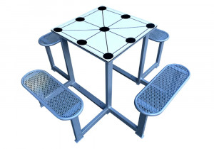 Table de jeu 'Morpion' pour espace extérieur - Devis sur Techni-Contact.com - 1