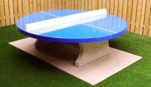 Table de ping-pong en béton ronde - Devis sur Techni-Contact.com - 3