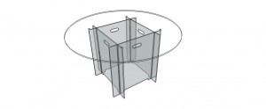 Table démontable ronde plexiglas - Devis sur Techni-Contact.com - 4