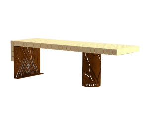Table en acier et bois - Devis sur Techni-Contact.com - 4