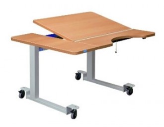Table ergonomique 2 plateaux droite - Devis sur Techni-Contact.com - 1