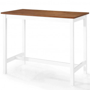 Table haute mange debout plateau bois - Dimensions de la table (LxlxH):108x60x91 cm