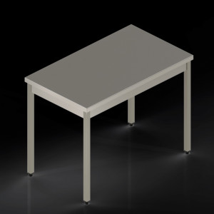 Table inox fixe avec ou sans étagère - Devis sur Techni-Contact.com - 4