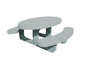 Table pique-nique béton 8 places - Devis sur Techni-Contact.com - 1